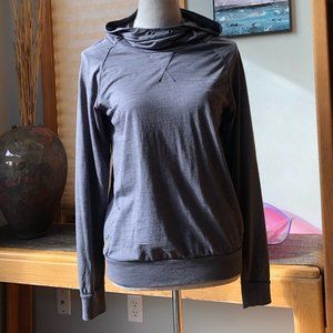 ICEBREAKER Merino gray long sleeve hoodie shirt